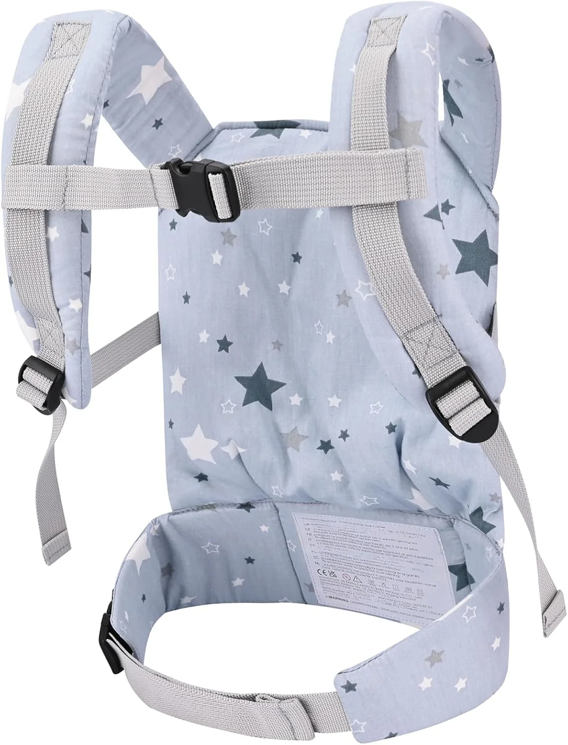 کیف حمل عروسک دخترانه Bebamour، اسلینگ نرم 3 در 1 برای کودکان، لوازم جانبی عروسک 100% پنبه (ستاره های خاکستری) کیف حمل عروسک دخترانه Bebamour، اسلینگ نرم 3 در 1 برای کودکان، لوازم جانبی عروسک 100% پنبه (ستاره های خاکستری)