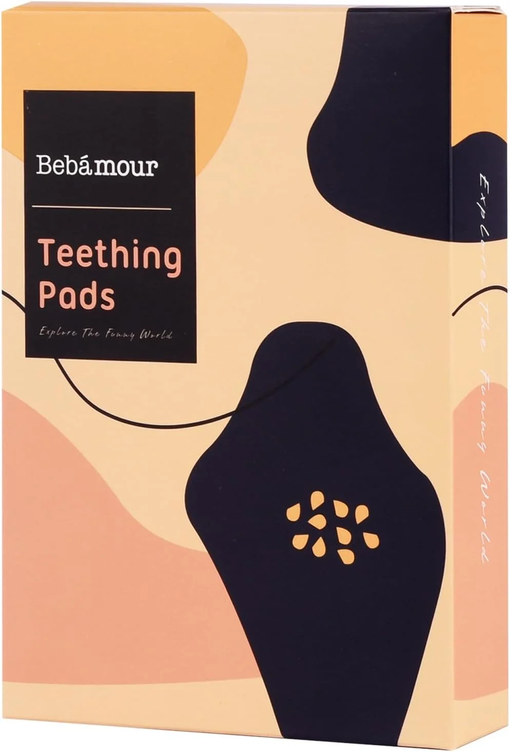 پد پنبه ای برگشت پذیر بزاق و دندان درآوردن Bebamour برای همه حالت های حمل کودک، پیش بند سفید بزاق برای پسران و دختران پد پنبه ای برگشت پذیر بزاق و دندان درآوردن Bebamour برای همه حالت های حمل کودک، پیش بند سفید بزاق برای پسران و دختران