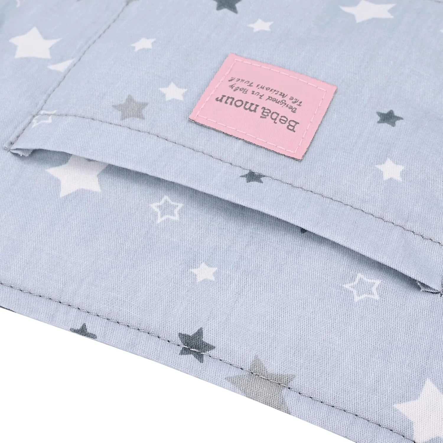 کیف حمل عروسک دخترانه Bebamour، اسلینگ نرم 3 در 1 برای کودکان، لوازم جانبی عروسک 100% پنبه (ستاره های خاکستری) کیف حمل عروسک دخترانه Bebamour، اسلینگ نرم 3 در 1 برای کودکان، لوازم جانبی عروسک 100% پنبه (ستاره های خاکستری)