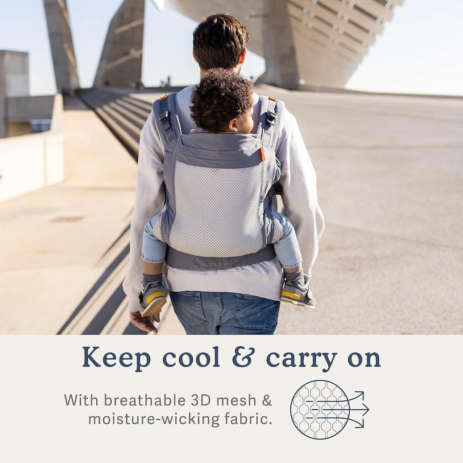 آغوشی کودک بکو با نشیمنگاه فوق العاده پهن - کوله پشتی حمل کودک نوپا و حمل از جلو - سبک و قابل تنفس 9 تا 27 کیلوگرم (خاکستری تیره خنک) آغوشی کودک بکو با نشیمنگاه فوق العاده پهن - کوله پشتی حمل کودک نوپا و حمل از جلو - سبک و قابل تنفس 9 تا 27 کیلوگرم (خاکستری تیره خنک)