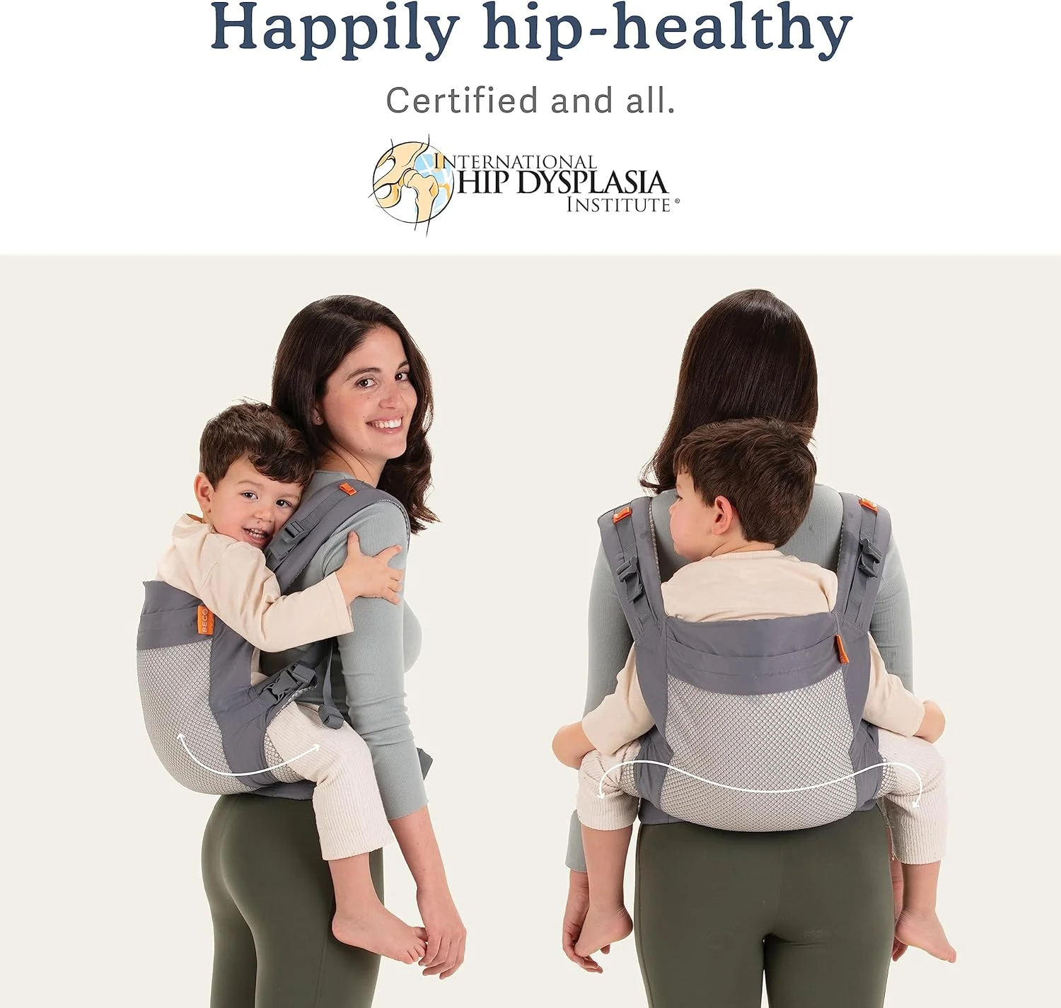 آغوشی کودک بکو با نشیمنگاه فوق العاده پهن - کوله پشتی حمل کودک نوپا و حمل از جلو - سبک و قابل تنفس 9 تا 27 کیلوگرم (خاکستری تیره خنک) آغوشی کودک بکو با نشیمنگاه فوق العاده پهن - کوله پشتی حمل کودک نوپا و حمل از جلو - سبک و قابل تنفس 9 تا 27 کیلوگرم (خاکستری تیره خنک)