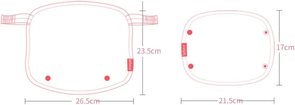 پد پنبه ای برگشت پذیر بزاق و دندان درآوردن Bebamour برای همه حالت های حمل کودک، پیش بند سفید بزاق برای پسران و دختران پد پنبه ای برگشت پذیر بزاق و دندان درآوردن Bebamour برای همه حالت های حمل کودک، پیش بند سفید بزاق برای پسران و دختران