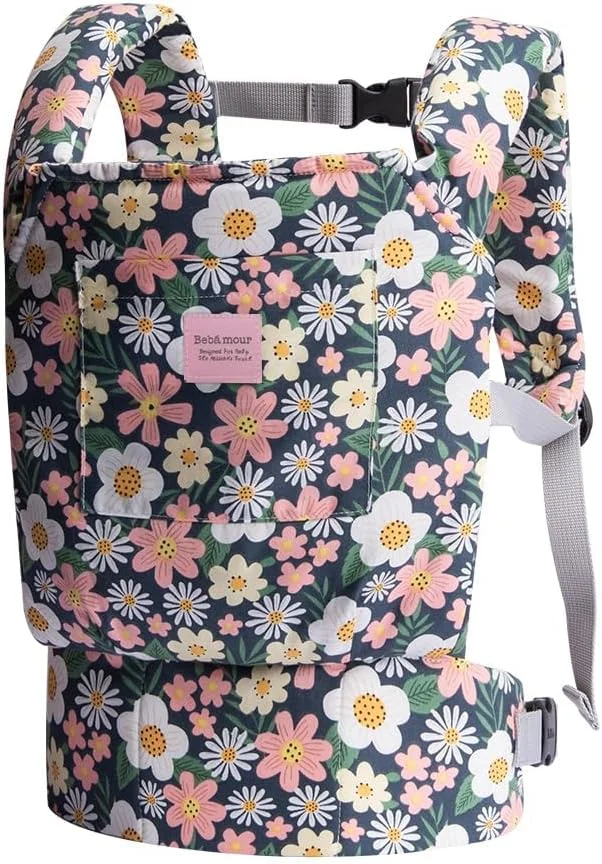 حامل عروسک دخترانه Bebamour، اسلینگ نرم 3 در 1 برای کودکان، لوازم جانبی عروسک 100% پنبه (گل های سبز) حامل عروسک دخترانه Bebamour، اسلینگ نرم 3 در 1 برای کودکان، لوازم جانبی عروسک 100% پنبه (گل های سبز)