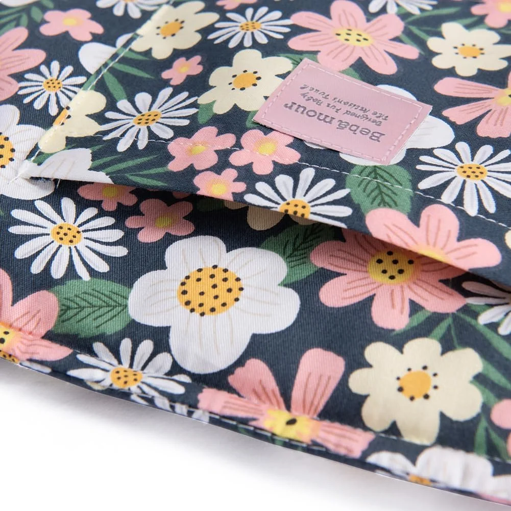 حامل عروسک دخترانه Bebamour، اسلینگ نرم 3 در 1 برای کودکان، لوازم جانبی عروسک 100% پنبه (گل های سبز) حامل عروسک دخترانه Bebamour، اسلینگ نرم 3 در 1 برای کودکان، لوازم جانبی عروسک 100% پنبه (گل های سبز)