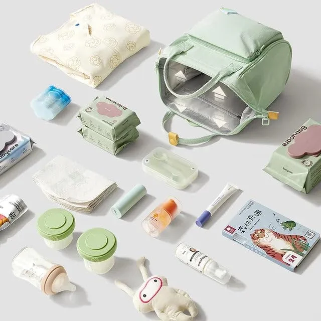 کیف کوچک لوازم کودک Babycare - طراحی ساده - دارای بندهای کناری - حجم راحت - سبز روشن کیف کوچک لوازم کودک Babycare - طراحی ساده - دارای بندهای کناری - حجم راحت - سبز روشن