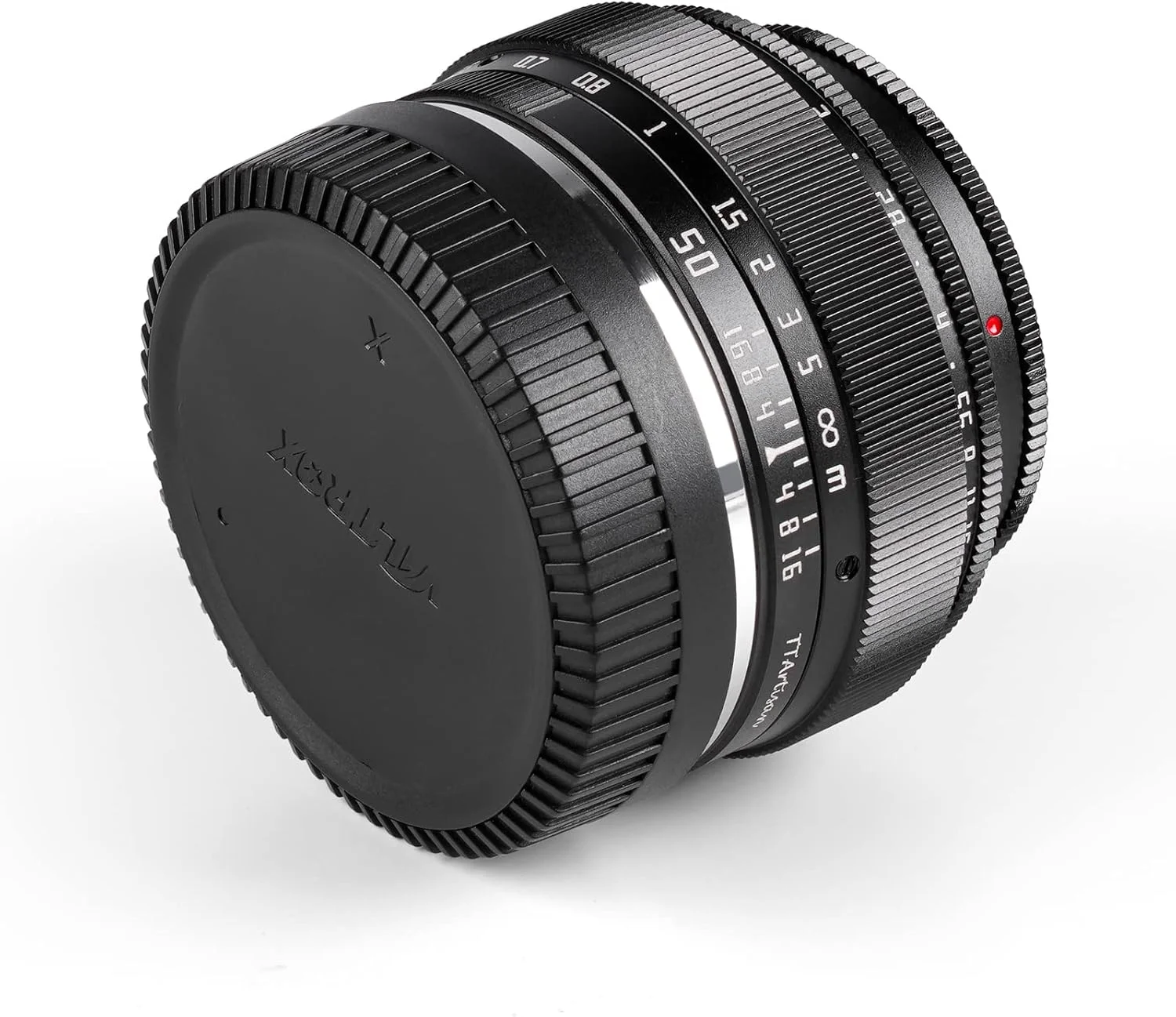 لنز 50mm F2 فول فریم با فوکوس دستی TTartisan، سازگار با دوربین های Sony E-Mount مدل های A7 A7II A7III A7R A7RII A7RIII A7RIV A7S A7SII A7SIII A9 A6400 A6000 A6600 A6100 A6500 A6300 (مشکی)