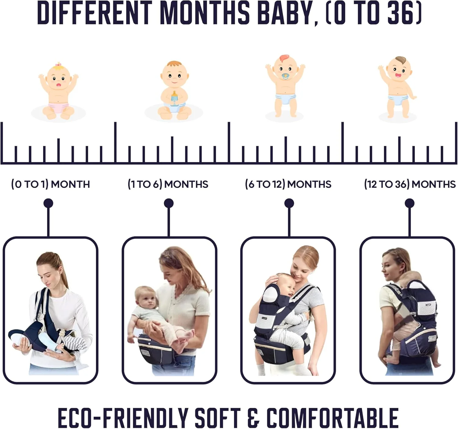 آغوشی نوزاد برای حمل نوزادان - آغوشی نوزاد 6 در 1 با نشیمنگاه کمری - آغوشی نوزاد قابل تنظیم مناسب برای نوزاد تازه متولد شده، نوزاد نوپا - نگهدارنده نوزاد (آبی) آغوشی نوزاد برای حمل نوزادان - آغوشی نوزاد 6 در 1 با نشیمنگاه کمری - آغوشی نوزاد قابل تنظیم مناسب برای نوزاد تازه متولد شده، نوزاد نوپا - نگهدارنده نوزاد (آبی)