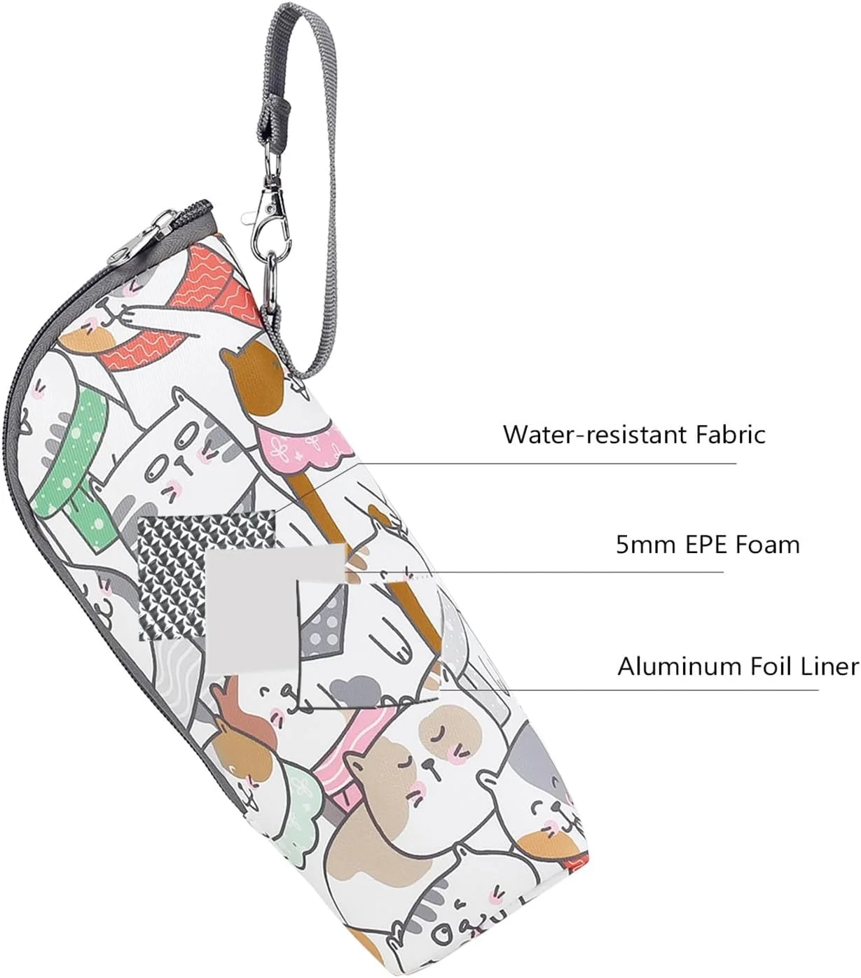 کیف خنک نگهدارنده شیشه شیر کودک | کیف عایق شیشه شیر کودک - کیف قابل حمل ضد آب، لوازم جانبی مسافرتی برای نگهداری، مناسب برای پرستاری و مهد کودک مادر کیف خنک نگهدارنده شیشه شیر کودک | کیف عایق شیشه شیر کودک - کیف قابل حمل ضد آب، لوازم جانبی مسافرتی برای نگهداری، مناسب برای پرستاری و مهد کودک مادر
