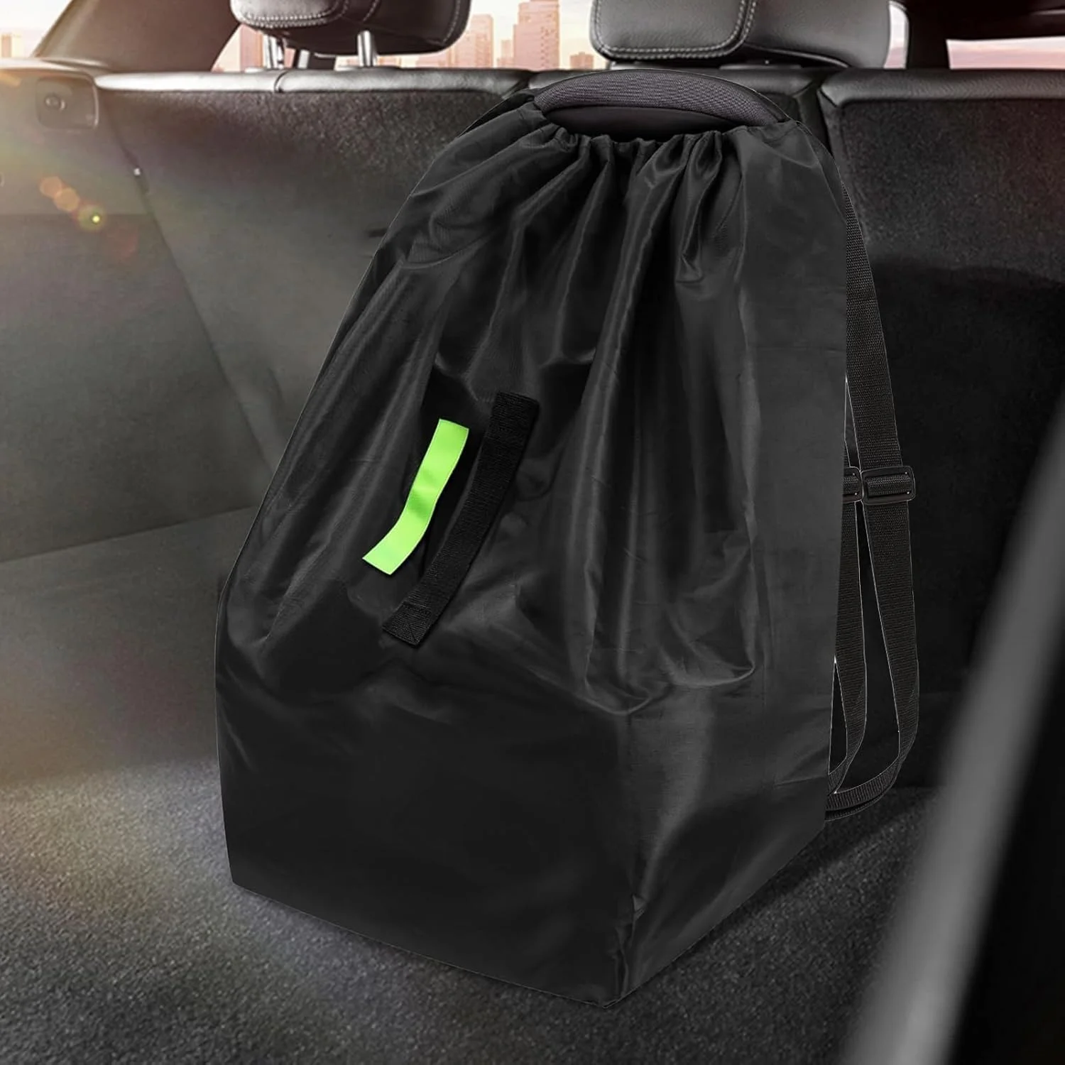 کیف حمل صندلی ماشین کودک مناسب سفر هوایی | روکش صندلی مسافرتی با بند شانه | لوازم جانبی جادار و ضد آب برای خانواده، نوجوانان و بزرگسالان در سفر های جاده ای و گردش ها کیف حمل صندلی ماشین کودک مناسب سفر هوایی | روکش صندلی مسافرتی با بند شانه | لوازم جانبی جادار و ضد آب برای خانواده، نوجوانان و بزرگسالان در سفر های جاده ای و گردش ها