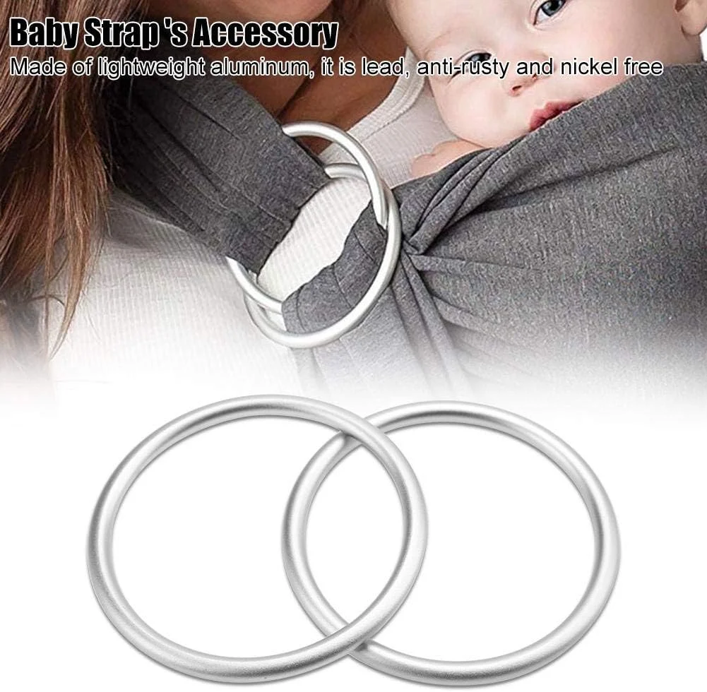 Baby Infant Sling Ring Aluminium Wrap Rings Carrier Ring Accessory for Newborn Kids Baby Sling Rings for Baby Carriers & Slings Baby Infant Sling Ring Aluminium Wrap Rings Carrier Ring Accessory for Newborn Kids Baby Sling Rings for Baby Carriers & Slings