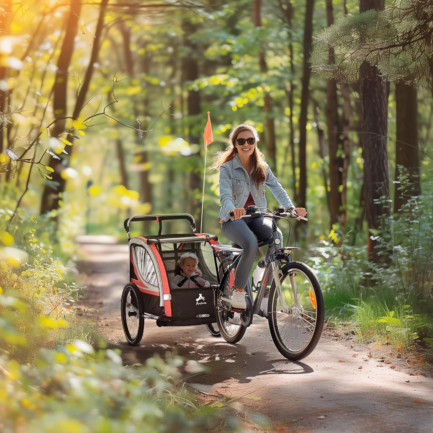 تریلر دوچرخه کودک 3 در 1 Aosom برای پیاده روی/دویدن/سواری، مناسب برای 2 کودک، کالسکه دوچرخه با دید بالا برای واگن کودک نوپا، لوازم جانبی تریلر دوچرخه دوتایی مقاوم در برابر آب و هوا برای کودکان تریلر دوچرخه کودک 3 در 1 Aosom برای پیاده روی/دویدن/سواری، مناسب برای 2 کودک، کالسکه دوچرخه با دید بالا برای واگن کودک نوپا، لوازم جانبی تریلر دوچرخه دوتایی مقاوم در برابر آب و هوا برای کودکان