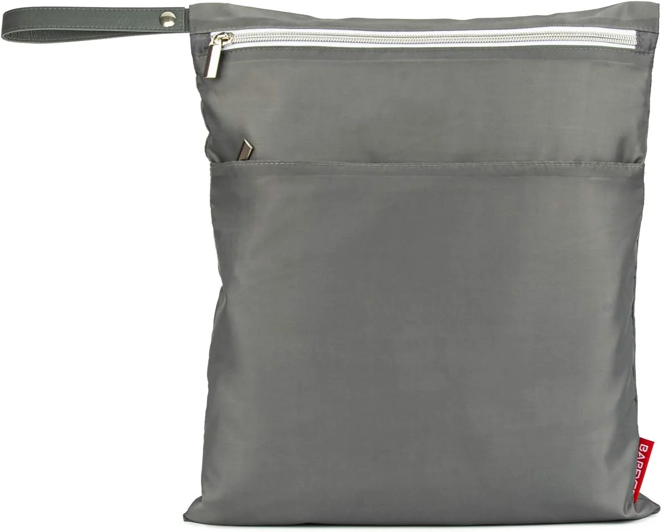 BABEYER ست 2 عددی کیف خشک و خیس برای پوشک پارچه ای کودک، ضد آب، قابل شستشو، قابل استفاده مجدد با دو جیب زیپ دار برای لباس های ورزشی کثیف، مسافرت، ساحل، مهد کودک و لوازم جانبی کثیف کودک