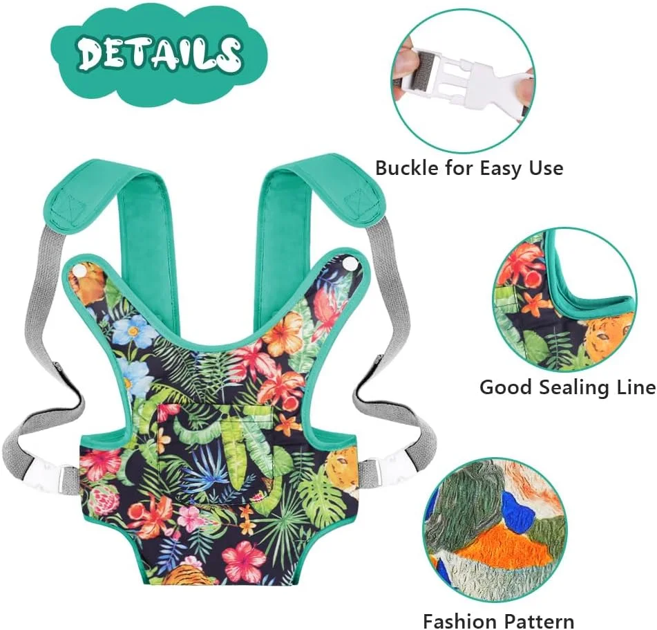 آلسو کریر عروسک نوزاد، کریر عروسکی پنبه نرم، حمل از جلو و پشت با بندهای قابل تنظیم برای نوزاد، صندلی کریر عروسک 14 تا 18 اینچی برای نوزاد تازه متولد شده، لوازم جانبی عروسک کریر برای کودکان (سبز تیره) آلسو کریر عروسک نوزاد، کریر عروسکی پنبه نرم، حمل از جلو و پشت با بندهای قابل تنظیم برای نوزاد، صندلی کریر عروسک 14 تا 18 اینچی برای نوزاد تازه متولد شده، لوازم جانبی عروسک کریر برای کودکان (سبز تیره)