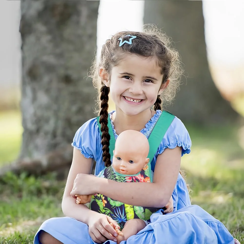 آلسو کریر عروسک نوزاد، کریر عروسکی پنبه نرم، حمل از جلو و پشت با بندهای قابل تنظیم برای نوزاد، صندلی کریر عروسک 14 تا 18 اینچی برای نوزاد تازه متولد شده، لوازم جانبی عروسک کریر برای کودکان (سبز تیره) آلسو کریر عروسک نوزاد، کریر عروسکی پنبه نرم، حمل از جلو و پشت با بندهای قابل تنظیم برای نوزاد، صندلی کریر عروسک 14 تا 18 اینچی برای نوزاد تازه متولد شده، لوازم جانبی عروسک کریر برای کودکان (سبز تیره)