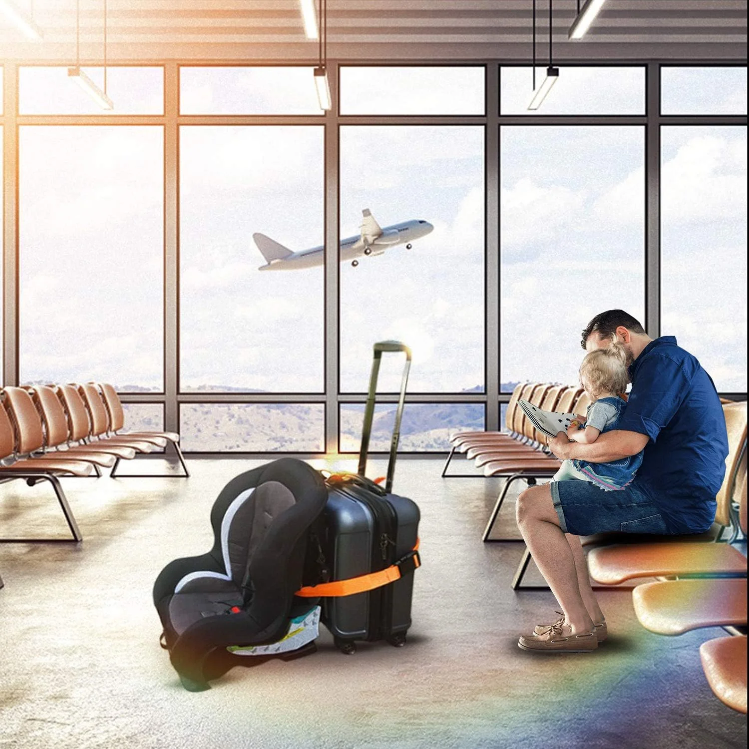 کمربند حمل صندلی ماشین و کریر کودک آلنور آمریکا کمربند حمل صندلی ماشین و کریر کودک آلنور آمریکا