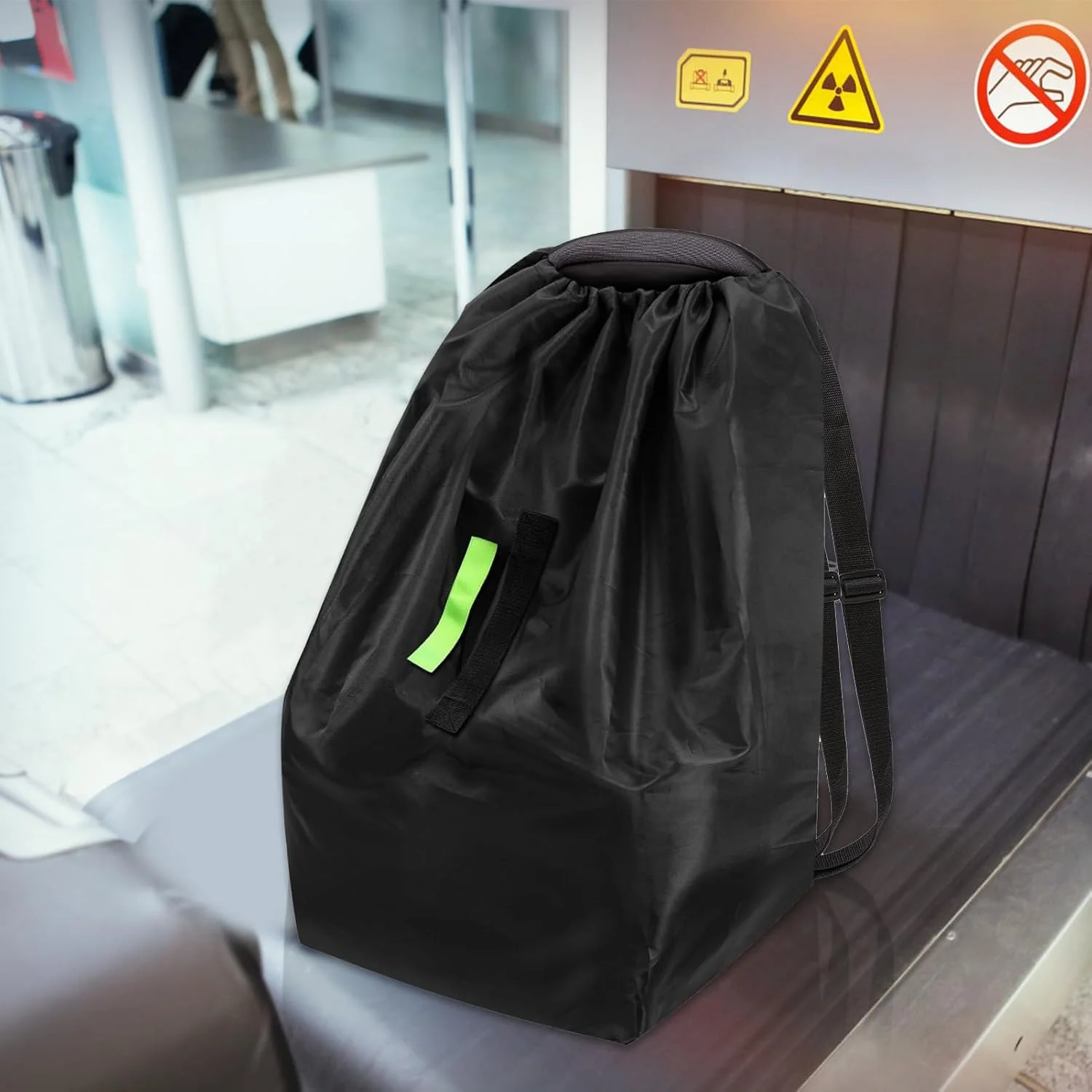 کیف حمل صندلی ماشین کودک مناسب سفر هوایی | روکش صندلی مسافرتی با بند شانه | لوازم جانبی جادار و ضد آب برای خانواده، نوجوانان و بزرگسالان در سفر های جاده ای و گردش ها کیف حمل صندلی ماشین کودک مناسب سفر هوایی | روکش صندلی مسافرتی با بند شانه | لوازم جانبی جادار و ضد آب برای خانواده، نوجوانان و بزرگسالان در سفر های جاده ای و گردش ها