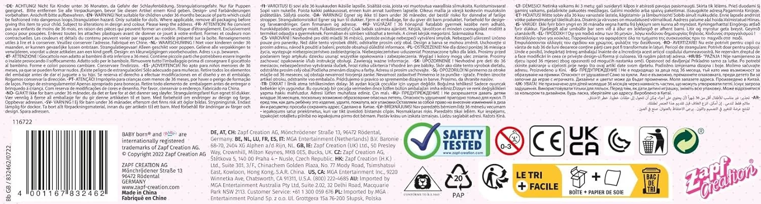 آغوشی عروسک بیبی بورن آغوشی عروسک بیبی بورن