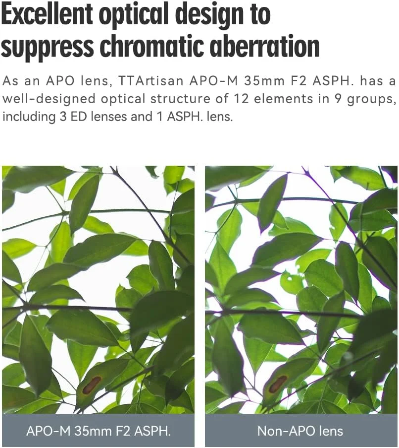 لنز دوربین TTArtisan APO-M 35mm f2 فول فریم ASPH با فوکوس دستی، سازگار با دهانه Leica M مناسب برای M2 M3 M4 M5 M6 M7 M8 M9 M9P M10 M262 M240 M240P M10P M10R M11 مشکی لنز دوربین TTArtisan APO-M 35mm f2 فول فریم ASPH با فوکوس دستی، سازگار با دهانه Leica M مناسب برای M2 M3 M4 M5 M6 M7 M8 M9 M9P M10 M262 M240 M240P M10P M10R M11 مشکی