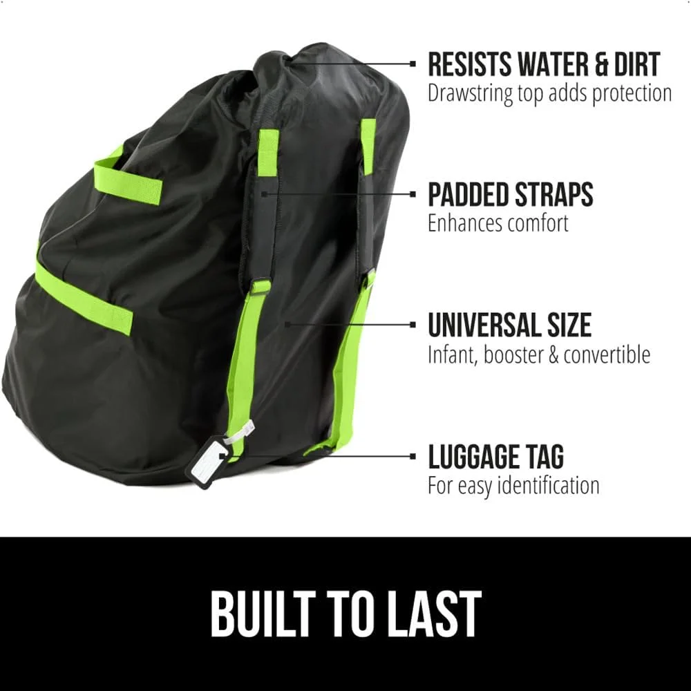 کیف حمل صندلی ماشین گوریلا گریپ مناسب برای تحویل در گیت هواپیما، کوله پشتی با حمل آسان، پوشش صندلی ماشین کودک، کریر نوزاد و صندلی بوستر کودک نوپا برای فرودگاه، لوازم ضروری سفر هوایی کودک، فلورسنت کیف حمل صندلی ماشین گوریلا گریپ مناسب برای تحویل در گیت هواپیما، کوله پشتی با حمل آسان، پوشش صندلی ماشین کودک، کریر نوزاد و صندلی بوستر کودک نوپا برای فرودگاه، لوازم ضروری سفر هوایی کودک، فلورسنت