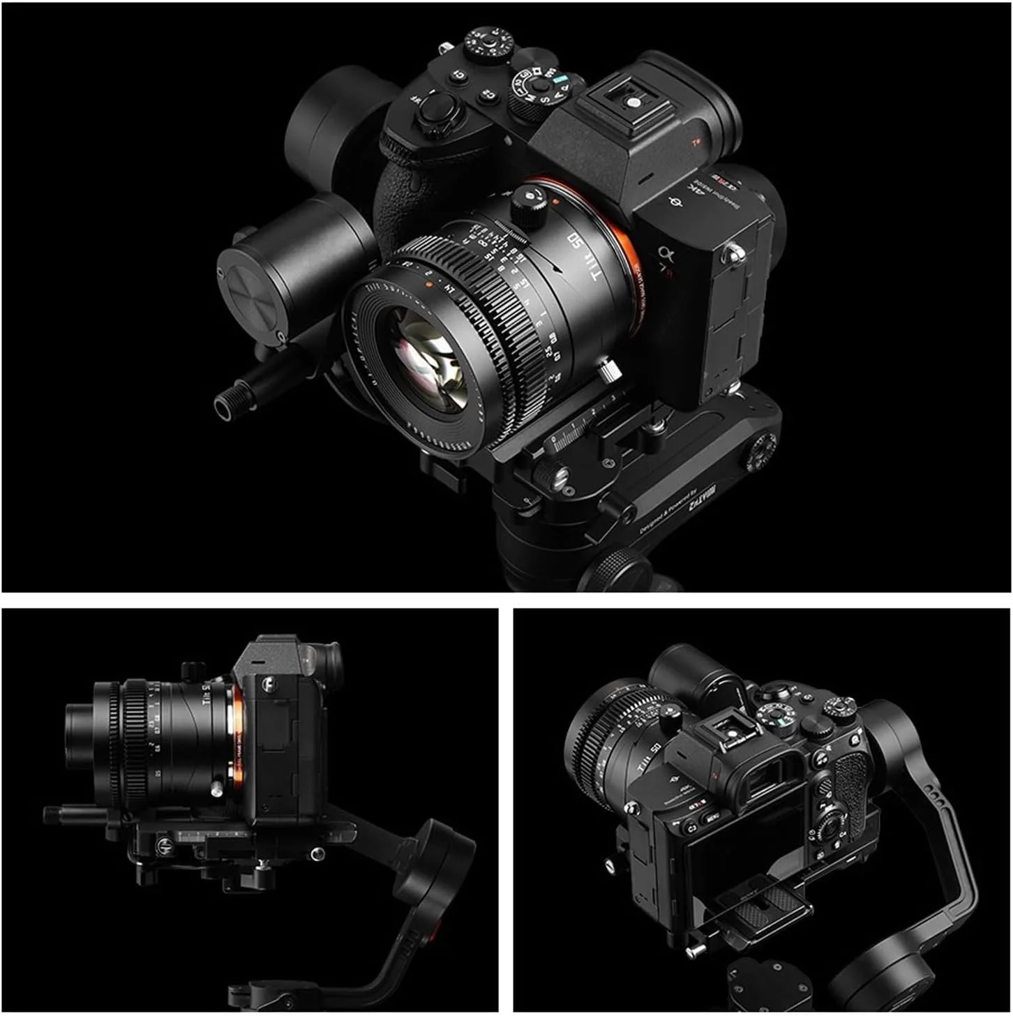 لنز پرتره فول فریم 50mm F1.4 تیلت TTartisan با مانت RF و فوکوس دستی برای دوربین های Canon با مانت RF مدل EOS-R RP R5 R6 R6II R7