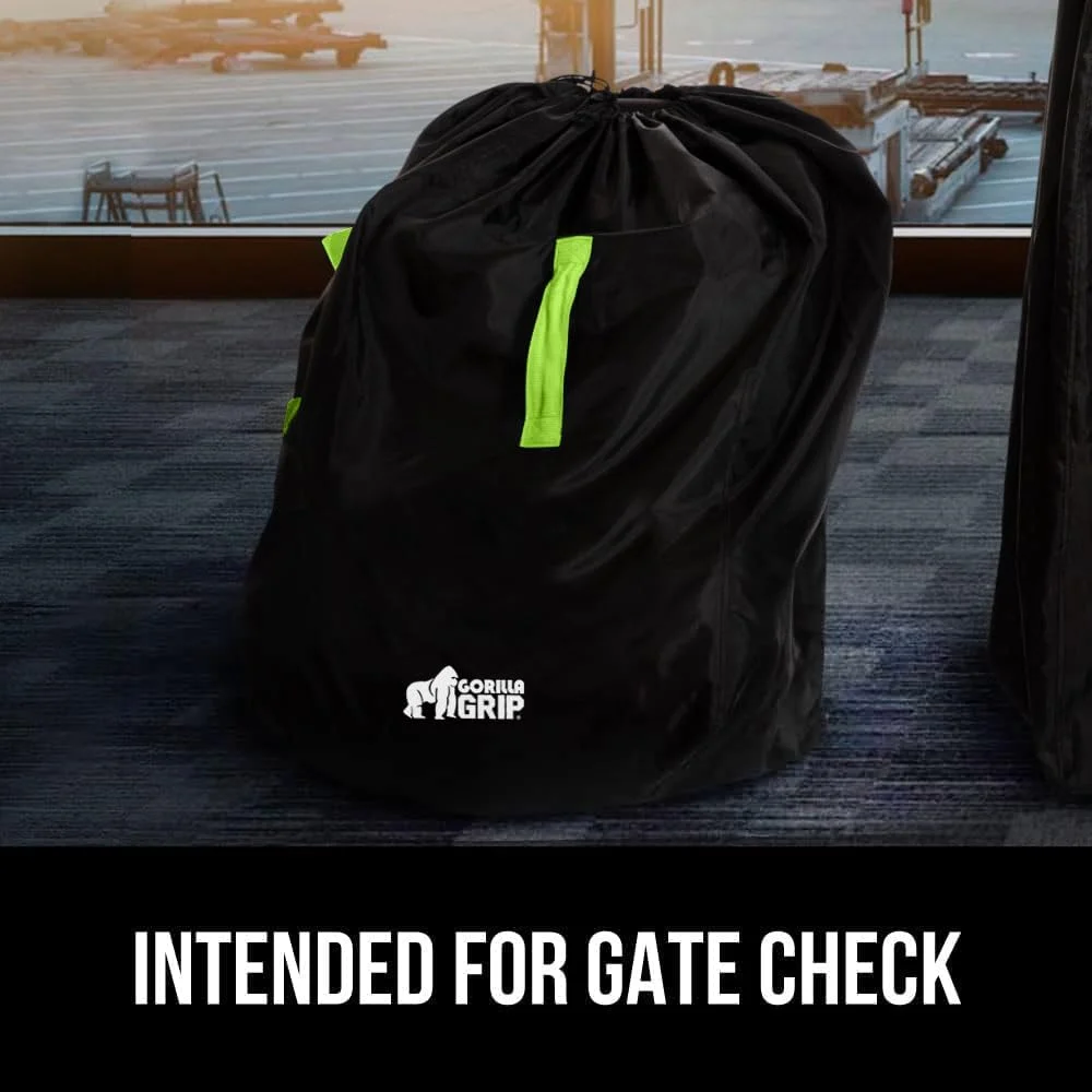 کیف حمل صندلی ماشین گوریلا گریپ مناسب برای تحویل در گیت هواپیما، کوله پشتی با حمل آسان، پوشش صندلی ماشین کودک، کریر نوزاد و صندلی بوستر کودک نوپا برای فرودگاه، لوازم ضروری سفر هوایی کودک، فلورسنت کیف حمل صندلی ماشین گوریلا گریپ مناسب برای تحویل در گیت هواپیما، کوله پشتی با حمل آسان، پوشش صندلی ماشین کودک، کریر نوزاد و صندلی بوستر کودک نوپا برای فرودگاه، لوازم ضروری سفر هوایی کودک، فلورسنت