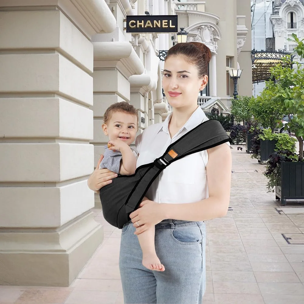 آغوشی نوزاد قابل تنظیم، حمل کننده جانبی کودک، آغوشی جانبی نوزاد برای نوزادان، بند حمل نوزاد قابل حمل، آغوشی چند منظوره نوزاد برای کودکان نوپا تا 15 کیلوگرم (مشکی) آغوشی نوزاد قابل تنظیم، حمل کننده جانبی کودک، آغوشی جانبی نوزاد برای نوزادان، بند حمل نوزاد قابل حمل، آغوشی چند منظوره نوزاد برای کودکان نوپا تا 15 کیلوگرم (مشکی)