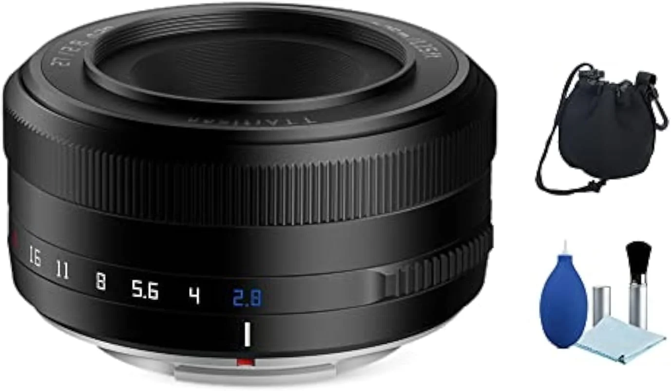 لنز زاویه باز 27 میلی‌متری F2.8 APS-C با فوکوس خودکار STM تی‌تی‌آرتیسان برای دوربین‌های بدون آینه Sony E Mount سری Alpha A6300 A6400 A6500 A7II A7RII A7MIV A7C A7SIII NEX