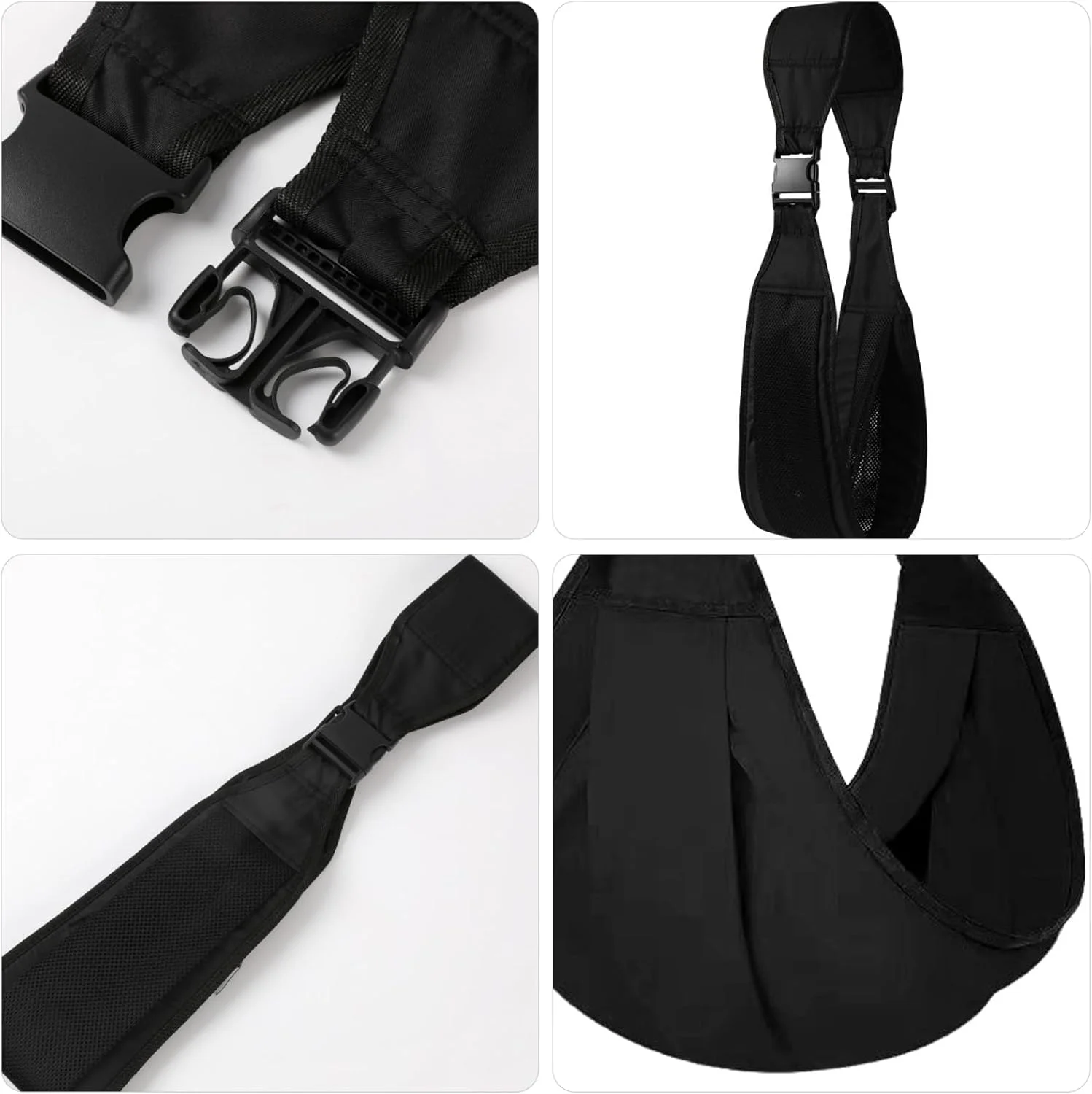 آغوشی نوزاد با بند قابل تنظیم (135-161 سانتی متر) آغوشی نخی برای نوزاد تا 36 ماهگی 20 کیلوگرم کوله پشتی ارگونومیک با بندهای پهن شانه و سگک های مخصوص کوهنوردی