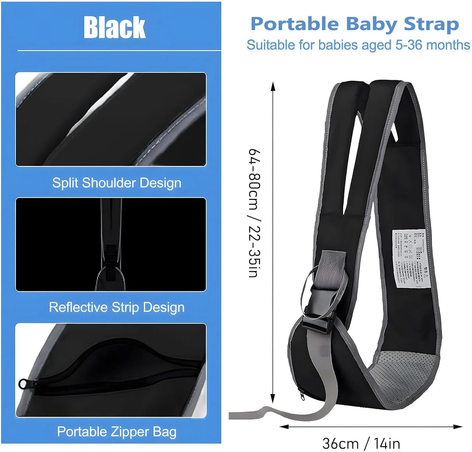 آغوشی نوزاد قابل حمل، آغوشی نوزاد ارگونومیک قابل تنظیم برای نوزادان تازه متولد شده، آغوشی راحت برای حمل بدون دست، بند شانه ای نرم ضد لغزش با پشتیبانی کمری آغوشی نوزاد قابل حمل، آغوشی نوزاد ارگونومیک قابل تنظیم برای نوزادان تازه متولد شده، آغوشی راحت برای حمل بدون دست، بند شانه ای نرم ضد لغزش با پشتیبانی کمری