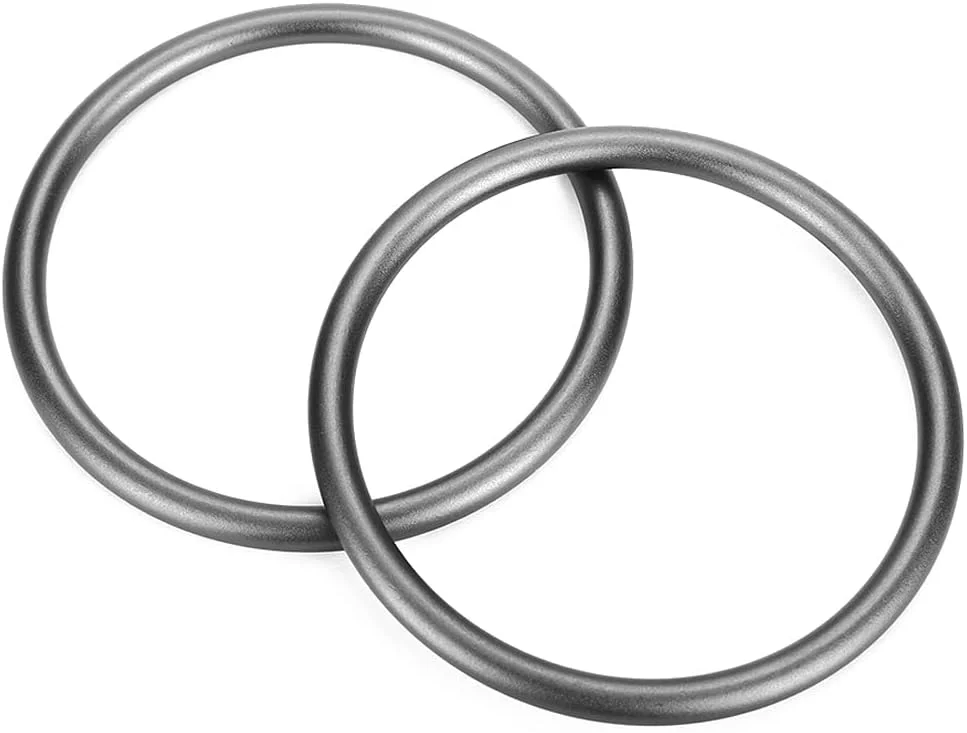 حلقه های آلومینیومی اسلینگ کودک Accmor، حلقه های اسلینگ 3 اینچی، حلقه های حامل نرم نوزاد، لوازم جانبی حلقه برای کودکان نوپا، نوزادان، کودکان، سازگار با پارچه خودتان یا تبدیل پارچه به اسلینگ - خاکستری AC4302-Gray