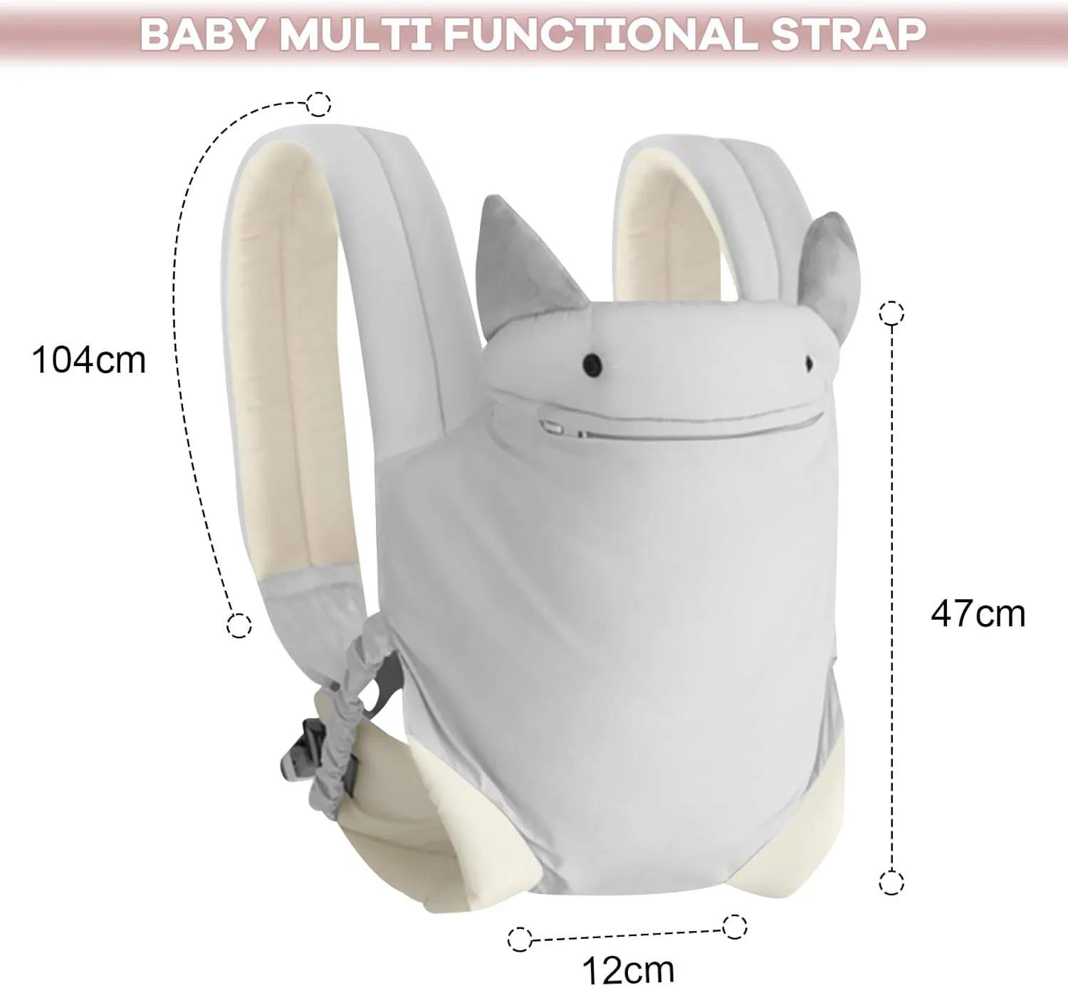 آغوشی نوزاد Beauenty، نگهدارنده قابل تنظیم نوزاد، آغوشی نوزاد برای نوزاد تازه متولد شده، کوله پشتی حمل نوزاد قابل تبدیل جلو و پشت برای نوزاد و کودک نوپا (خاکستری-B) آغوشی نوزاد Beauenty، نگهدارنده قابل تنظیم نوزاد، آغوشی نوزاد برای نوزاد تازه متولد شده، کوله پشتی حمل نوزاد قابل تبدیل جلو و پشت برای نوزاد و کودک نوپا (خاکستری-B)