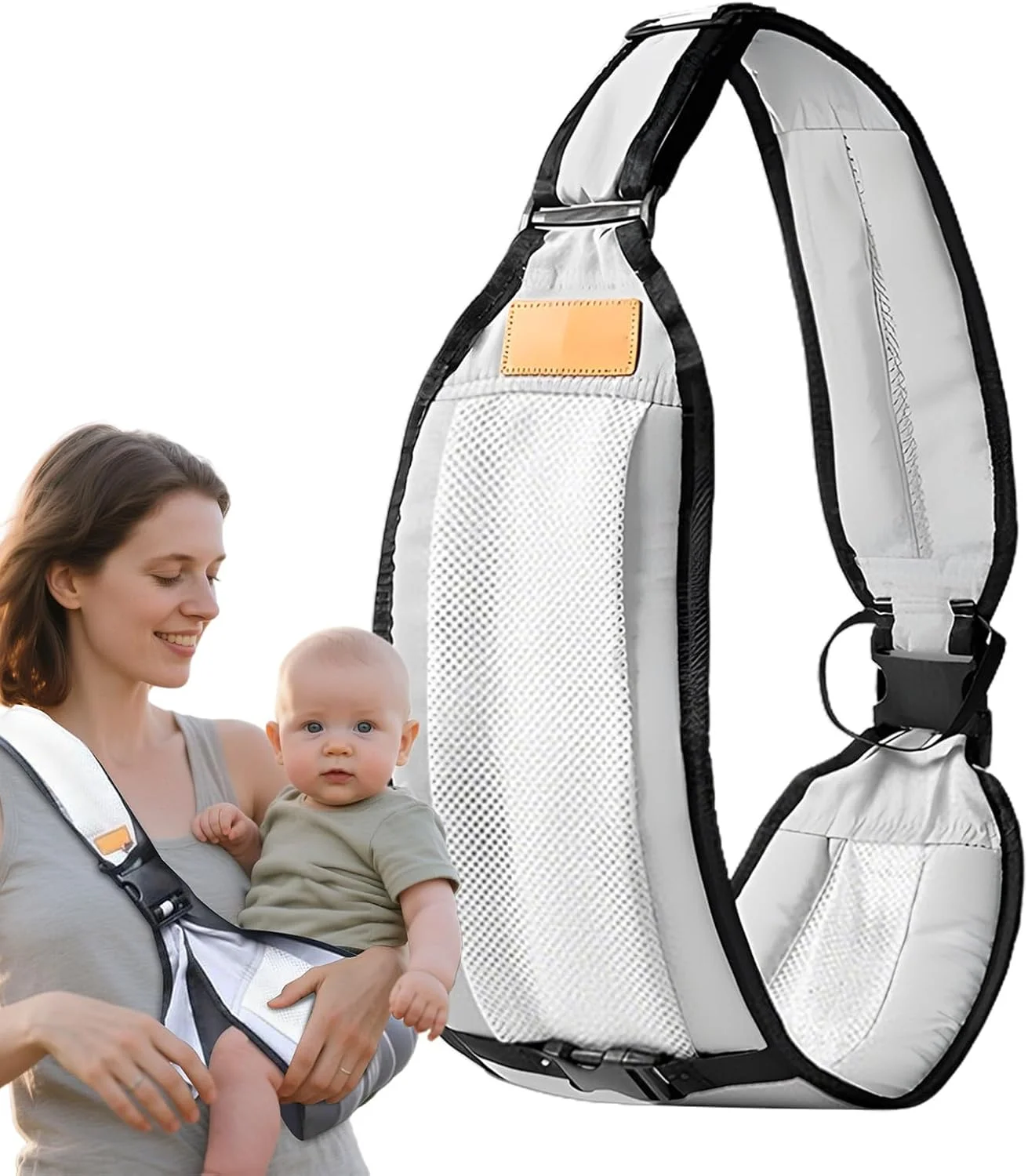آغوشی نوزاد | آغوشی جلویی قابل تنظیم برای کودکان 0-4 ساله | 20 کیلوگرم، طراحی ارگونومیک، پارچه تنفسی مناسب سفر، فعالیت های آبی، سفر هوایی، پارک های تفریحی و پیاده روی آغوشی نوزاد | آغوشی جلویی قابل تنظیم برای کودکان 0-4 ساله | 20 کیلوگرم، طراحی ارگونومیک، پارچه تنفسی مناسب سفر، فعالیت های آبی، سفر هوایی، پارک های تفریحی و پیاده روی