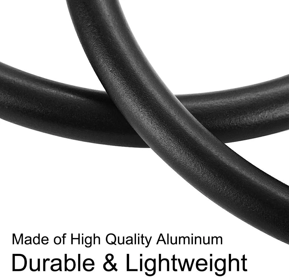 حلقه های آلومینیومی اسلینگ کودک Accmor سایز 3 اینچ، حلقه های نرم برای حمل نوزادان، کودکان نوپا و نوزادان، قابل استفاده با پارچه دلخواه یا تبدیل پارچه به اسلینگ (مشکی)