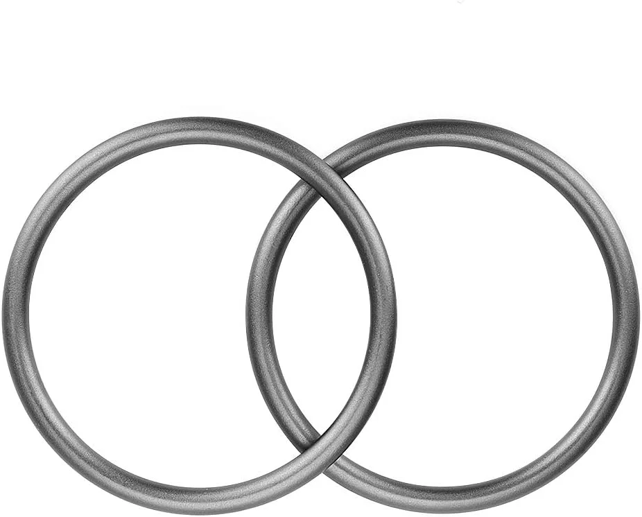 حلقه های آلومینیومی اسلینگ کودک Accmor، حلقه های اسلینگ 3 اینچی، حلقه های حامل نرم نوزاد، لوازم جانبی حلقه برای کودکان نوپا، نوزادان، کودکان، سازگار با پارچه خودتان یا تبدیل پارچه به اسلینگ - خاکستری AC4302-Gray