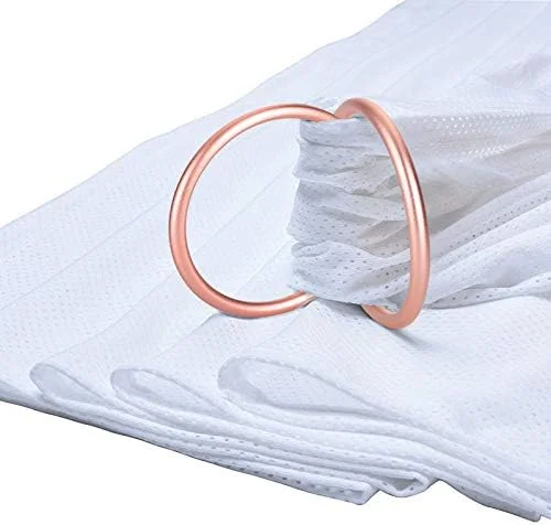 حلقه های آلومینیومی اسلینگ کودک Accmor، 3 اینچی، حلقه های نرم حمل نوزاد، لوازم جانبی برای نوزادان، کودکان نوپا، نوزادان، قابل استفاده با مواد خودتان یا تبدیل پارچه به اسلینگ (رزگلد)