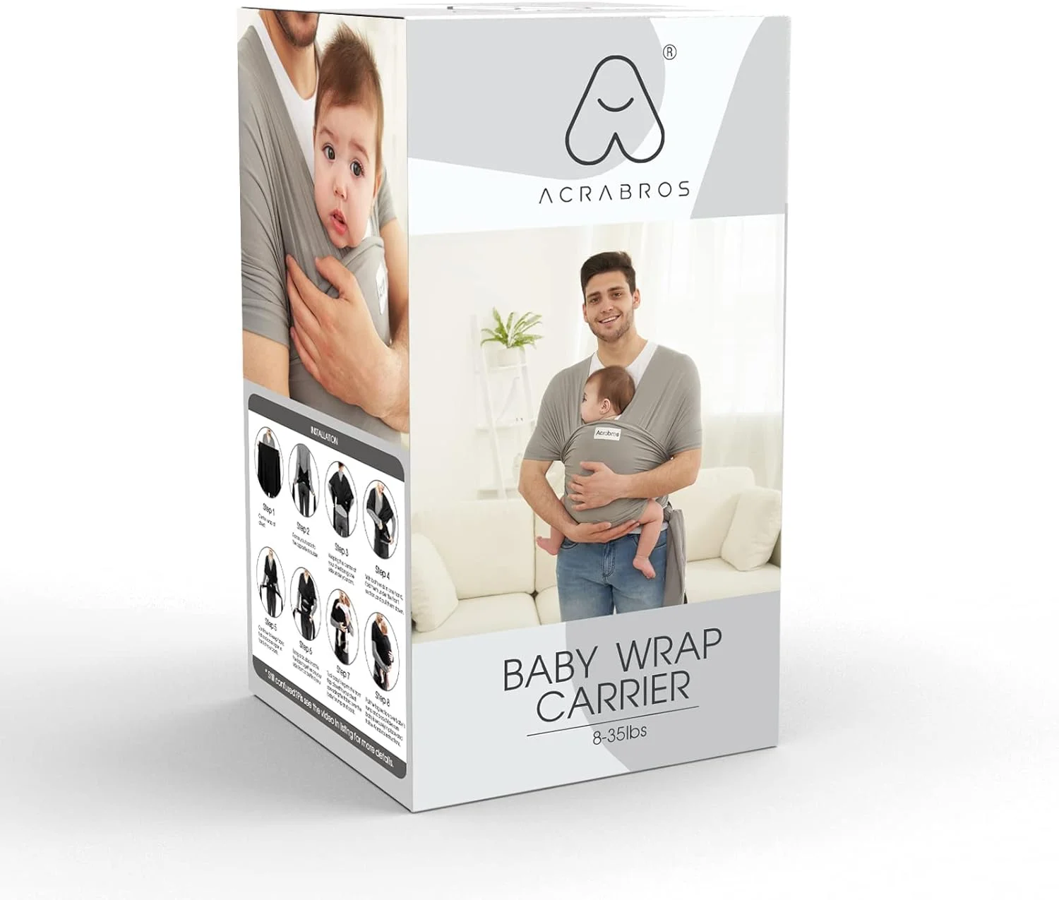 آغوشی نوزاد آکرابروس، آغوشی نوزاد بدون دست، سبک وزن، تنفس پذیر، نرم، مناسب برای نوزادان تازه متولد شده و هدیه سیسمونی، کاپوچینو تیره آغوشی نوزاد آکرابروس، آغوشی نوزاد بدون دست، سبک وزن، تنفس پذیر، نرم، مناسب برای نوزادان تازه متولد شده و هدیه سیسمونی، کاپوچینو تیره