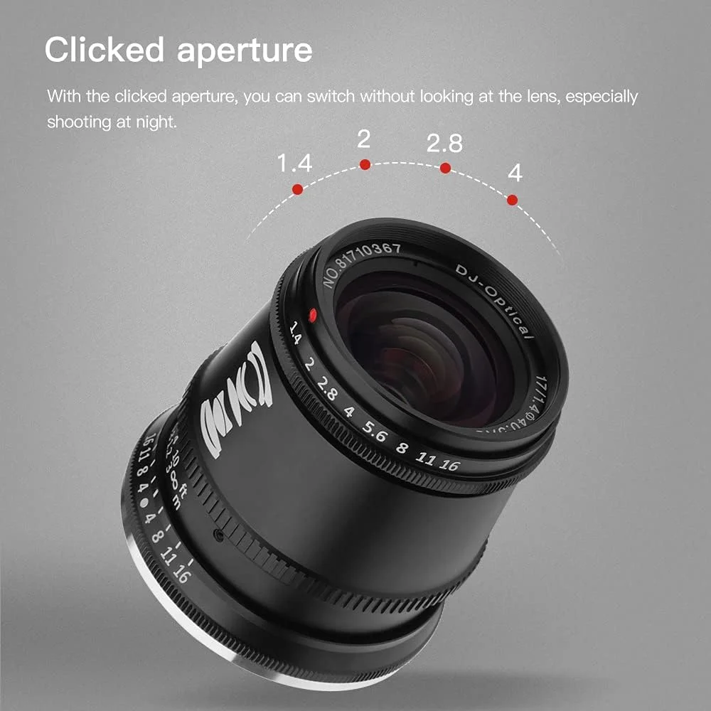 TTArtisan 17mm F1.4 APS-C Manual Focus Wide-Angle Lens for FX Mount Camera Like X-A10 X-A20 X-A3 X-A5 X-A7 X-M1 X-M2 X-H1 X-T10 X-T20 X-T30 X-T4 X-T100 X-T2000 X-Pro1 X-Pro2 X-Pro3 X-E1 X-E2S X-E3