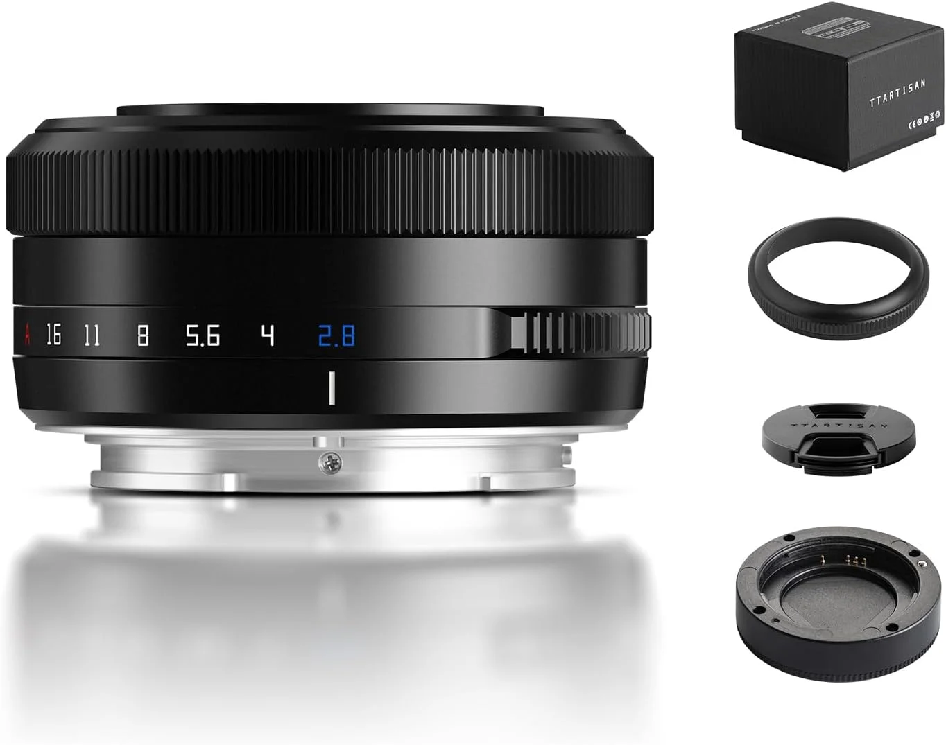 لنزهای فوکوس خودکار TTArtisan AF APS-C 27mm F2.8 با مانت E سازگار با دوربین های بدون آینه A5000، A5100، A6000، A6100، A6300، NEX-3N، NEX-5R، NEX-5، NEX-5N، NEX-7، NEX5C، ZV-E10، FX30