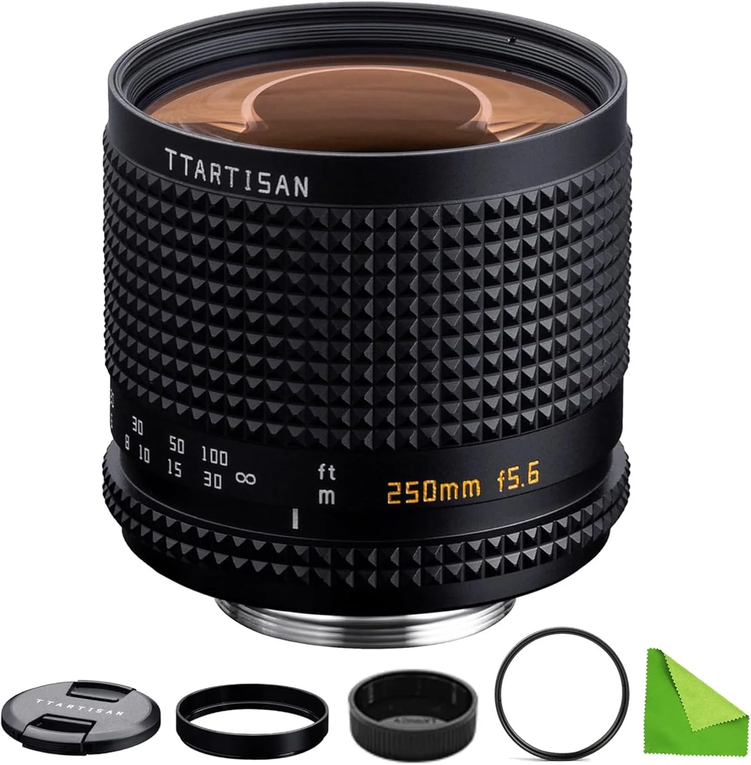 لنز بازتابی 250 میلیمتری F5.6 M42 تیتیآرتیسان، لنز تلهفوتو دستی فول فریم بوکه سازگار با دوربینهای مانت M42 به همراه کیف لنز/فیلتر لنز لنز بازتابی 250 میلیمتری F5.6 M42 تیتیآرتیسان، لنز تلهفوتو دستی فول فریم بوکه سازگار با دوربینهای مانت M42 به همراه کیف لنز/فیلتر لنز