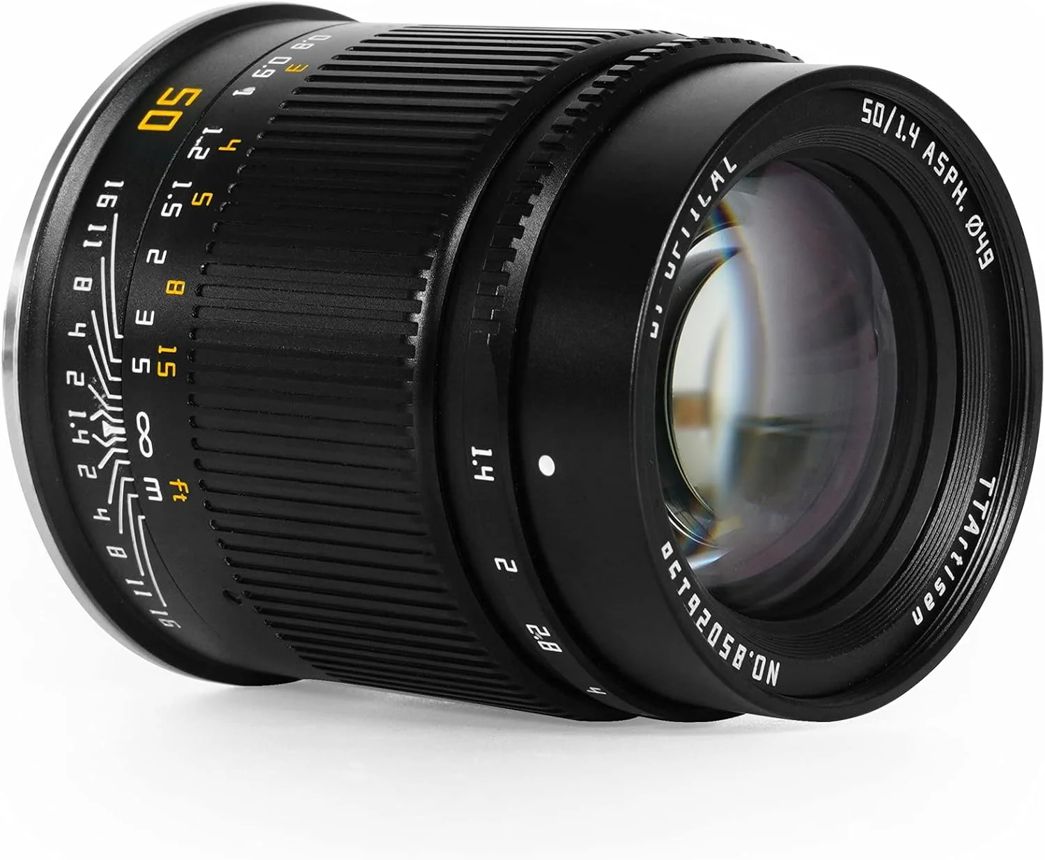لنز دوربین 50mm F1.4 ASPH MF فول فریم TTArtisan طراحی شده برای دوربین های با وضوح بالا سازگار با L-Mount پاناسونیک S1، S1R، S1H، سیگما FP لایکا T، TL، SL، CL، TL2 لنز دوربین 50mm F1.4 ASPH MF فول فریم TTArtisan طراحی شده برای دوربین های با وضوح بالا سازگار با L-Mount پاناسونیک S1، S1R، S1H، سیگما FP لایکا T، TL، SL، CL، TL2