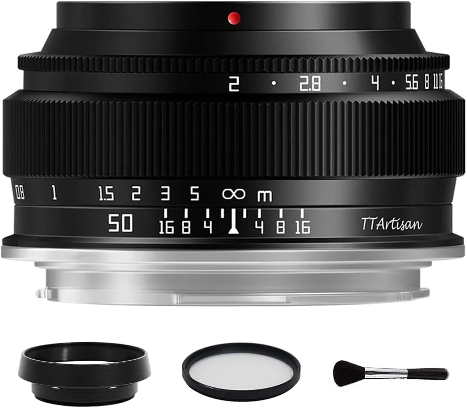 لنز پرتره دستی TTArtisan 50mm F2 با دیافراگم بزرگ فول فریم برای دوربین های Canon R EOS R با مانت R RF RP R5 R6 R7 R10 لنز پرتره دستی TTArtisan 50mm F2 با دیافراگم بزرگ فول فریم برای دوربین های Canon R EOS R با مانت R RF RP R5 R6 R7 R10