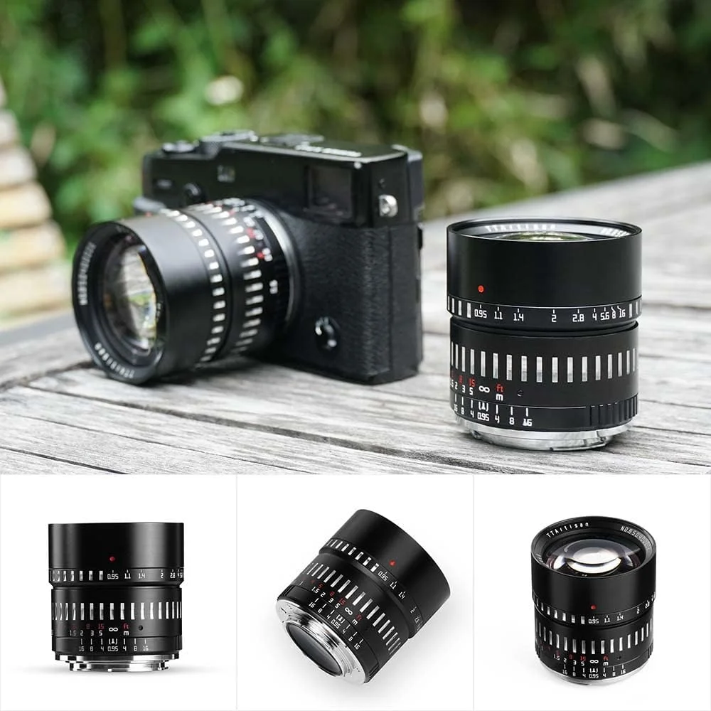 لنز دستی 50mm F0.95 APS-C TTArtisan با طول پرتره، مناسب برای دوربین های سازگار با مانت Leika L/Sigma L لنز دستی 50mm F0.95 APS-C TTArtisan با طول پرتره، مناسب برای دوربین های سازگار با مانت Leika L/Sigma L