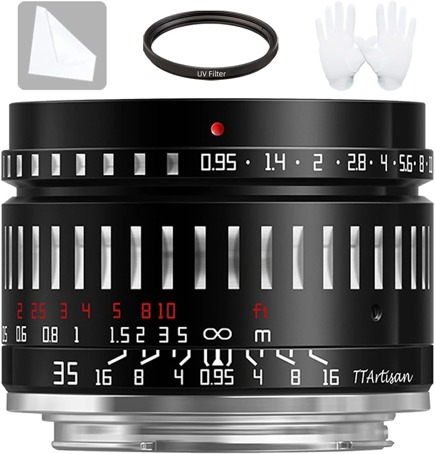 لنز دستی TTArtisan 35mm F0.95 با دیافراگم باز، سازگار با دوربینهای بدون آینه APS-C با مانت RF مدلهای EOS R RP R5 R5C R6 R6II و R7 R10 در حالت APS-C لنز دستی TTArtisan 35mm F0.95 با دیافراگم باز، سازگار با دوربینهای بدون آینه APS-C با مانت RF مدلهای EOS R RP R5 R5C R6 R6II و R7 R10 در حالت APS-C