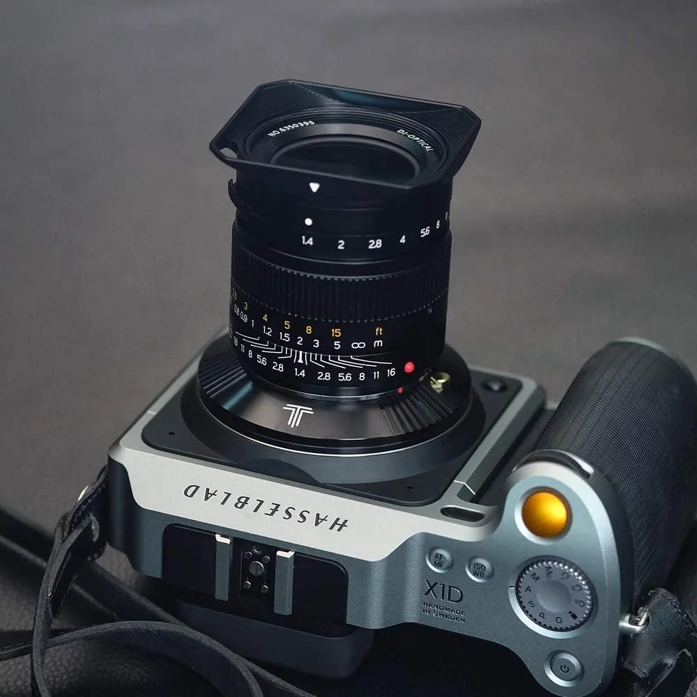 آداپتور لنز TTArtisan Leica M به دوربین با مانت Z/R/L/E/GFX/X1D/FUJI (آداپتور M-X1D، مشکی)