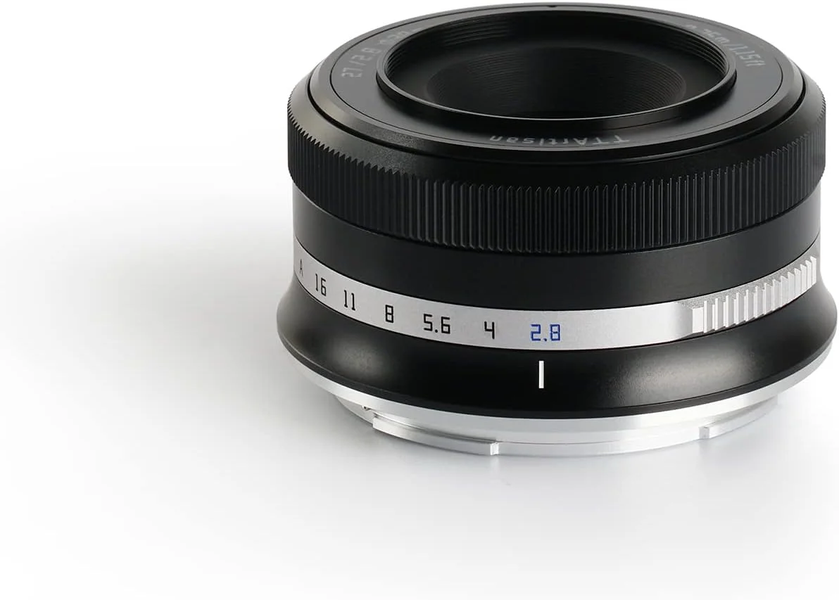 لنز دوربین 27mm F2.8 فوکوس خودکار APS-C تی تی آرتیسان، لنز فلزی سبک وزن و قابل حمل با قابلیت ردیابی چشم برای مانت نیکون Z لنز دوربین 27mm F2.8 فوکوس خودکار APS-C تی تی آرتیسان، لنز فلزی سبک وزن و قابل حمل با قابلیت ردیابی چشم برای مانت نیکون Z