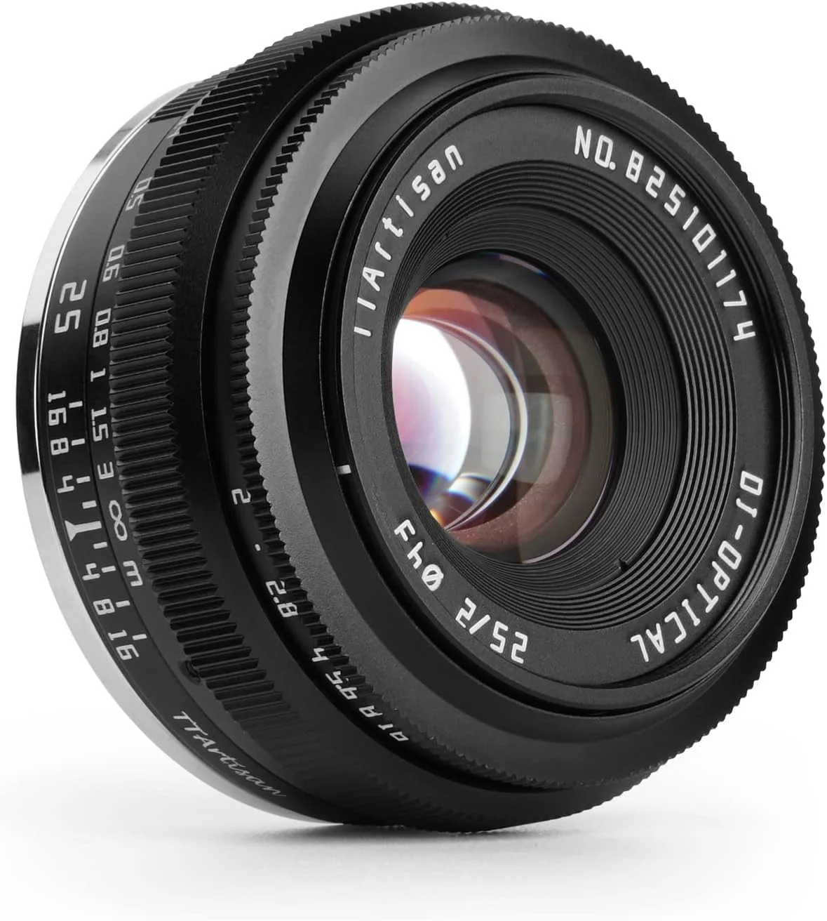 لنز TTArtisan 25mm F2.0 لنز زاویه باز APS-C با دیافراگم بزرگ دستی ثابت برای دوربین های فوجی X-Mount مدل های X-A2 X-A2 X-A3 X-A5 X-A7 X-H1 XT1 X-T2 X-T3 X-T20 X-T30 X-T100 X-T200 X-PRO1