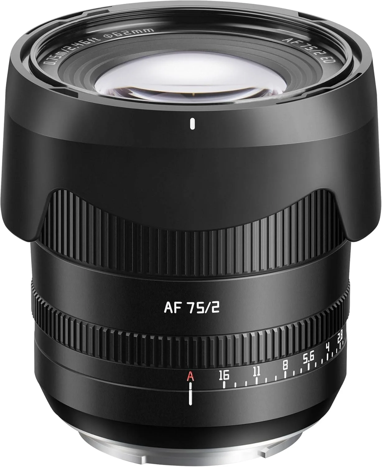 لنز فوکوس خودکار TTArtisan AF 75mm F2 فول فریم سازگار با دوربین های بدون آینه Sony E-Mount مدل های A7 A7II A7III A7R A7RII A7RIII A7RIV A7S A7SII A7SIII A9 A6400 A6000 A6600 (مشکی)