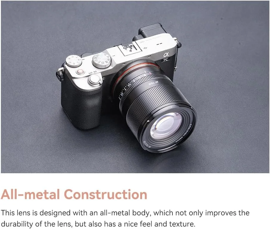 لنز فوکوس خودکار TTArtisan AF 75mm F2 فول فریم سازگار با دوربین های بدون آینه Sony E-Mount مدل های A7 A7II A7III A7R A7RII A7RIII A7RIV A7S A7SII A7SIII A9 A6400 A6000 A6600 (مشکی)