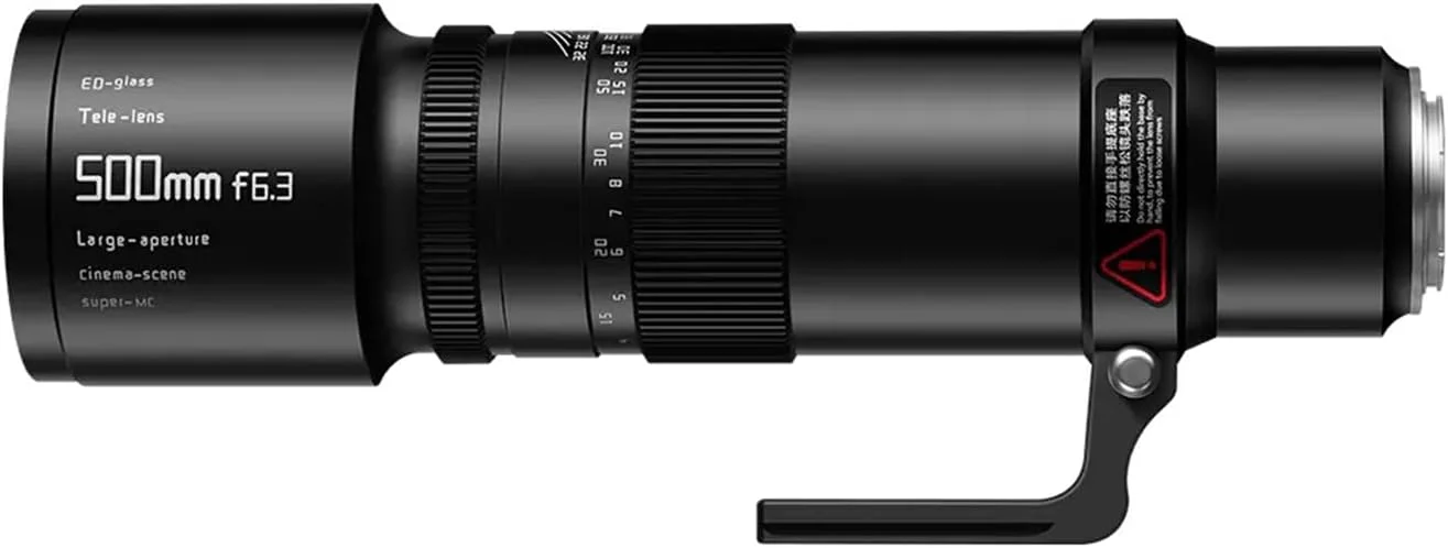 لنز تله فوتو 500mm F6.3 با بدنه فلزی TTArtisan سازگار با مانت فوجی X - مشکی