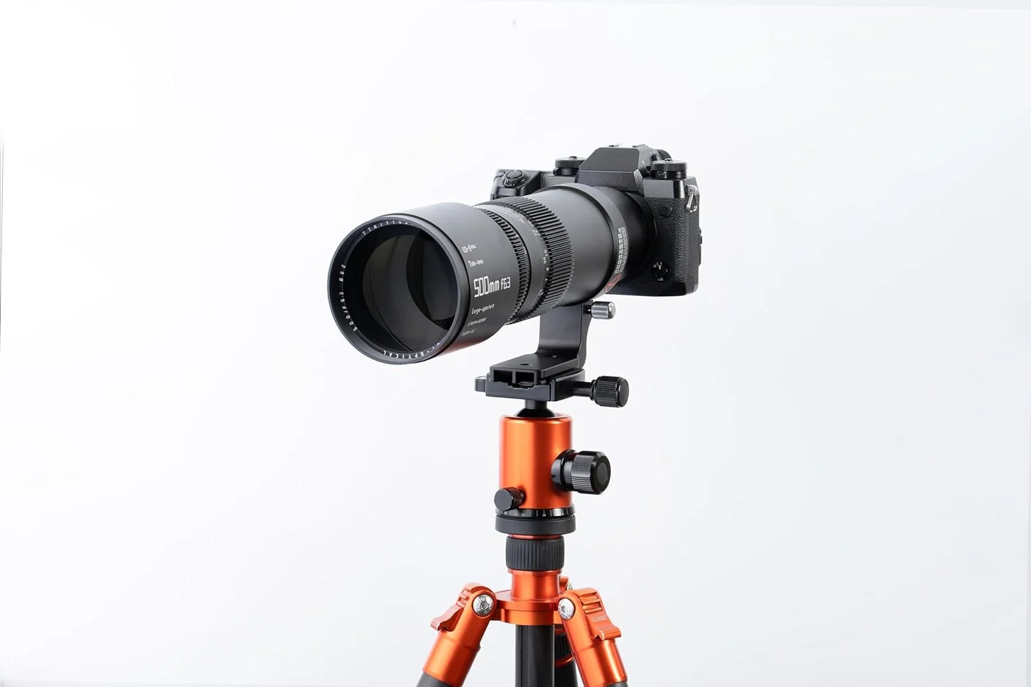 لنز تله فوتو 500mm F6.3 با بدنه فلزی TTArtisan سازگار با مانت فوجی X - مشکی لنز تله فوتو 500mm F6.3 با بدنه فلزی TTArtisan سازگار با مانت فوجی X - مشکی